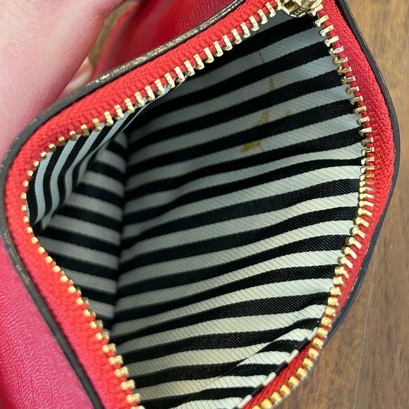 Kate Spade red leather wristlet - Picture 4 of 5